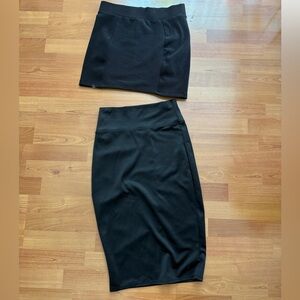H&M Elegant Black Pencil Skirt